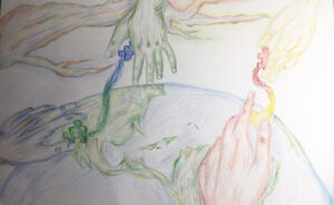 Leanne Trinh's Sydney Catholic Schools' 2021 National Child Protection Week art and drawing competition entry